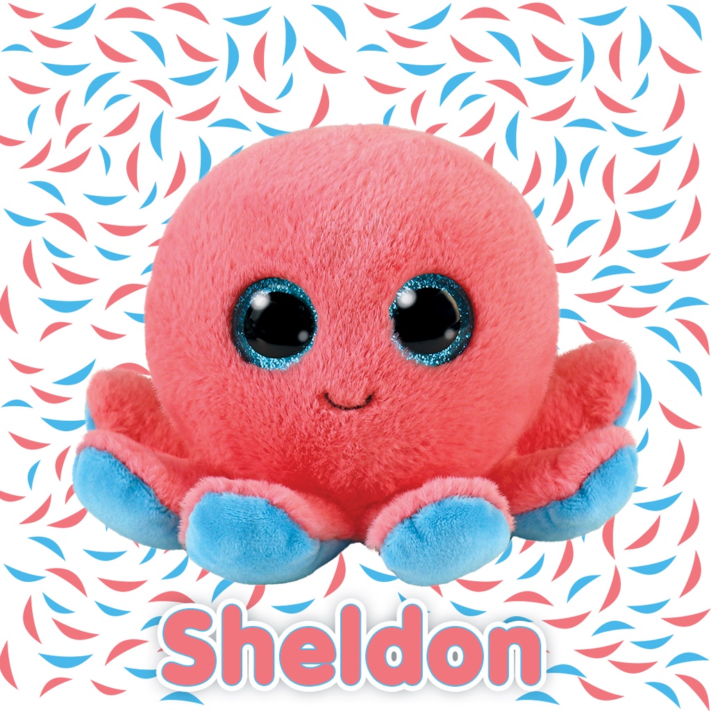 Jual TY Beanie Boos Sheldon Octopus - Boneka Gurita | Shopee Indonesia