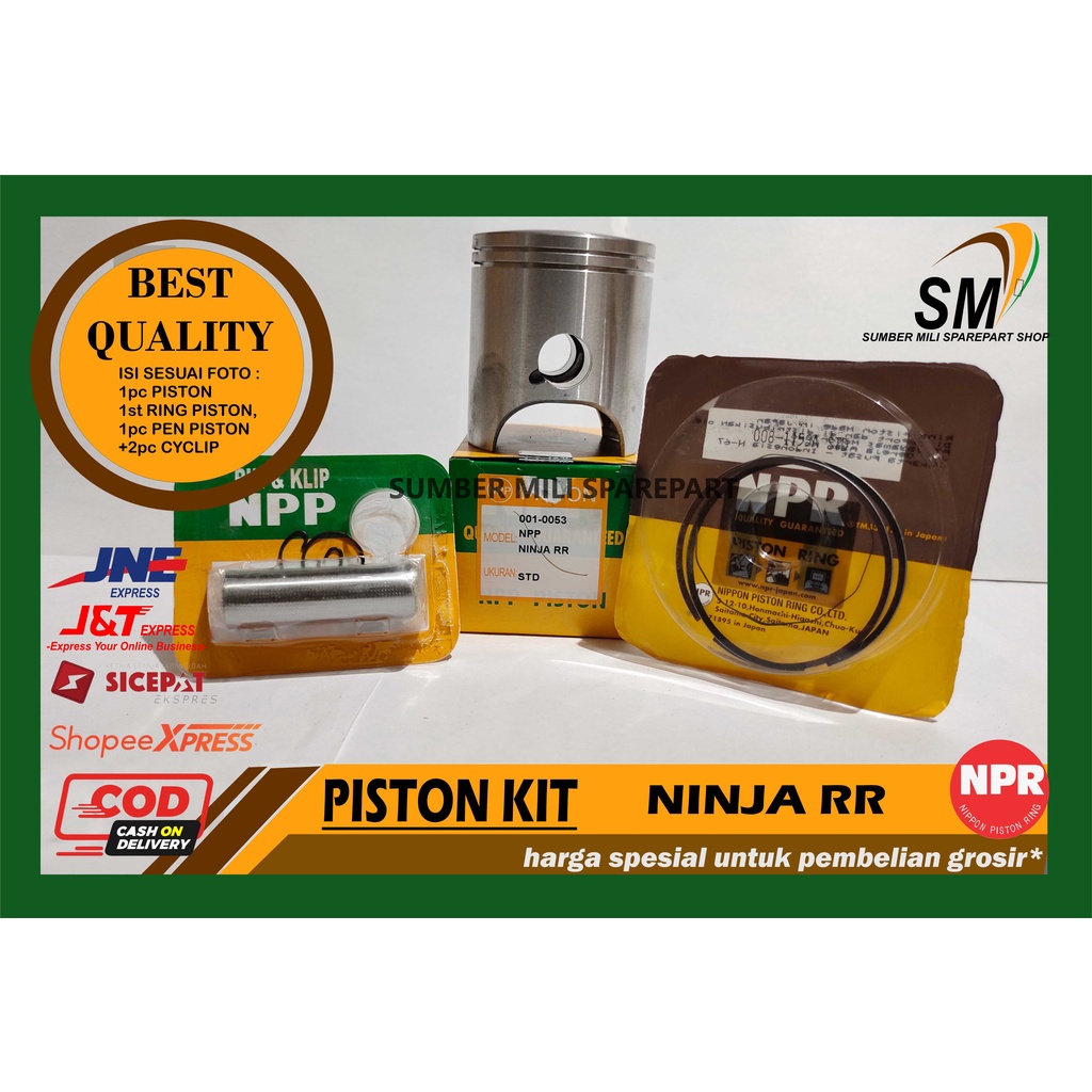 Jual PISTONKIT PISTON KIT SEHER KIT KAWASAKI NINJA RR pen (16) O.S STD ...