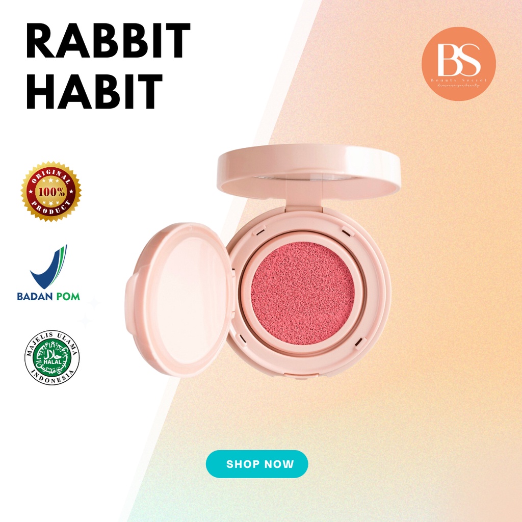 Jual Rabbit Habit Blushing Moon Tickled Pink 8gr (100% ORIGINAL & BPOM ...