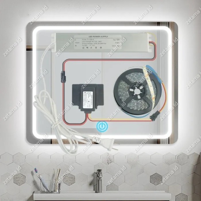 Jual Tombol Sensor Sentuh Lampu Kaca Cermin / Touch Control Mirror On ...