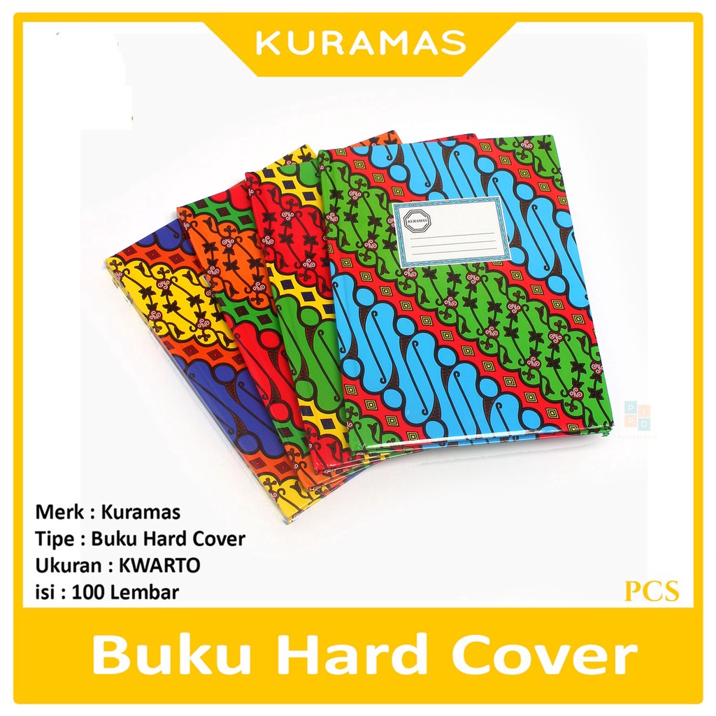 Jual Kuramas Buku Hard Cover Ukuran Kwarto 100 Lembar Pcs Shopee