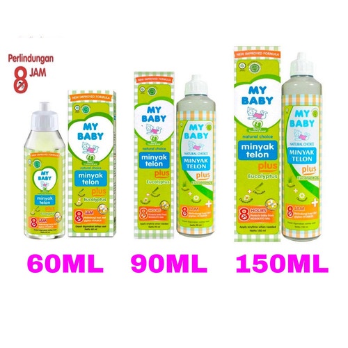 Jual MINYAK TELON MY BABY EUCALYPTUS 8 JAM ANTI NYAMUK 60 I 90 I 150 ML