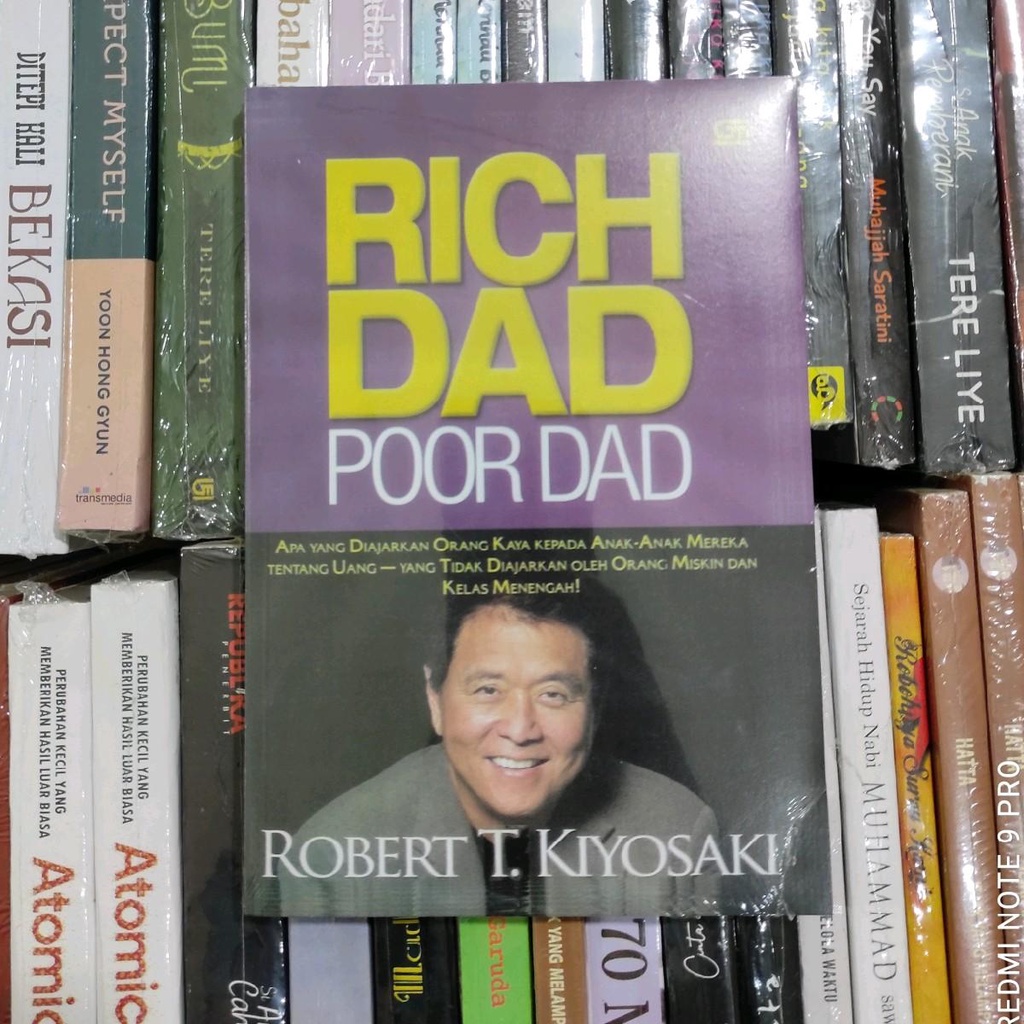 Jual Buku Motivasi Rich Dad Poor Dad By Robert Kiyosaki Edisi Reguler