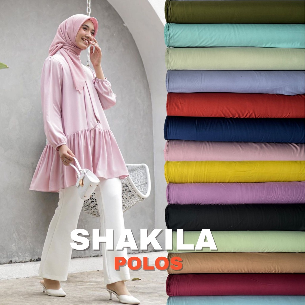 Jual Kain Shakila Premium Stretch Sakila Sakilla Kain Namira Stretch