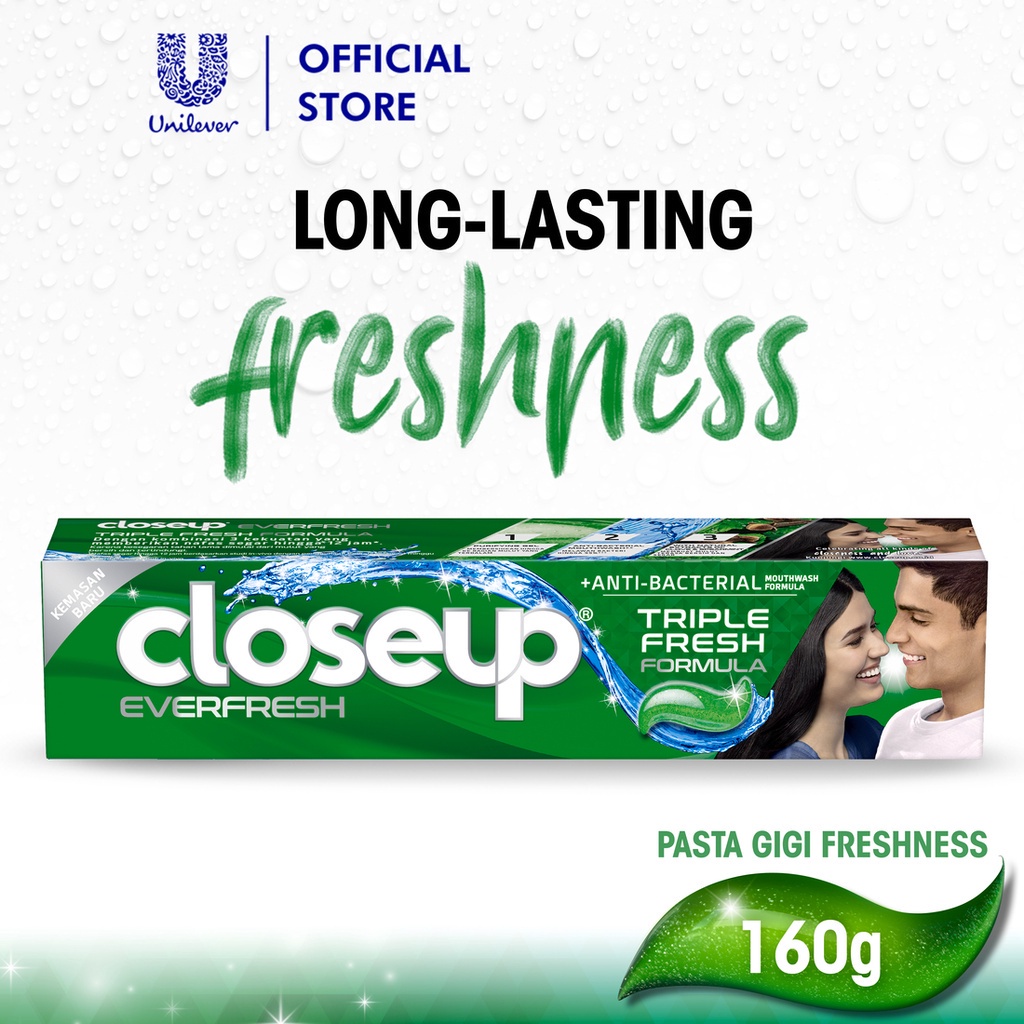 Jual Close up PASTA GIGI Anti Bacterial Toothpaste Ever Fresh Nafas ...