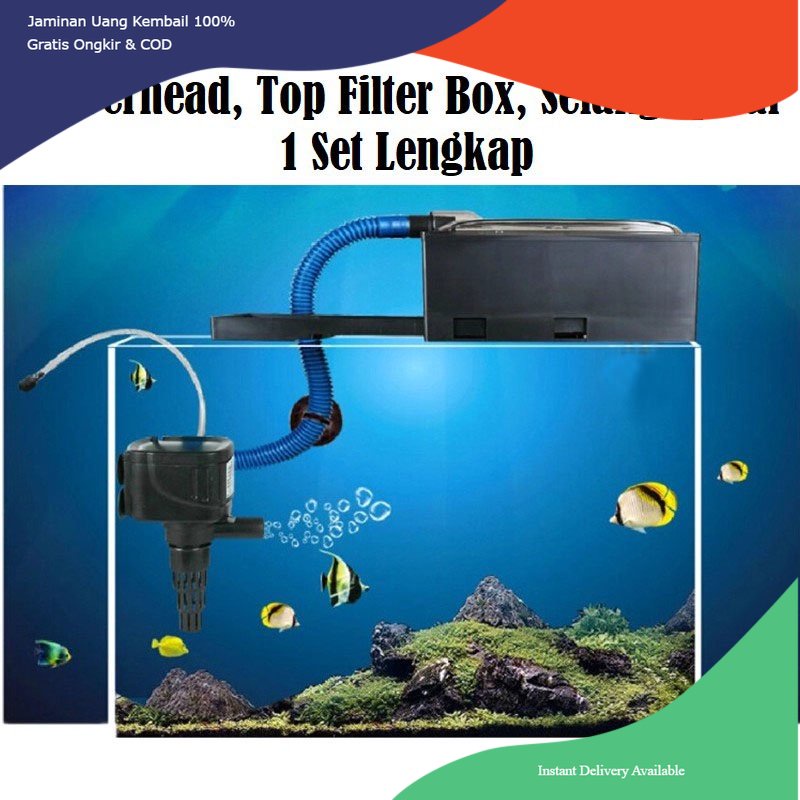 Jual Box filter lengkap, kotak filter aquarium, box filter aquarium
