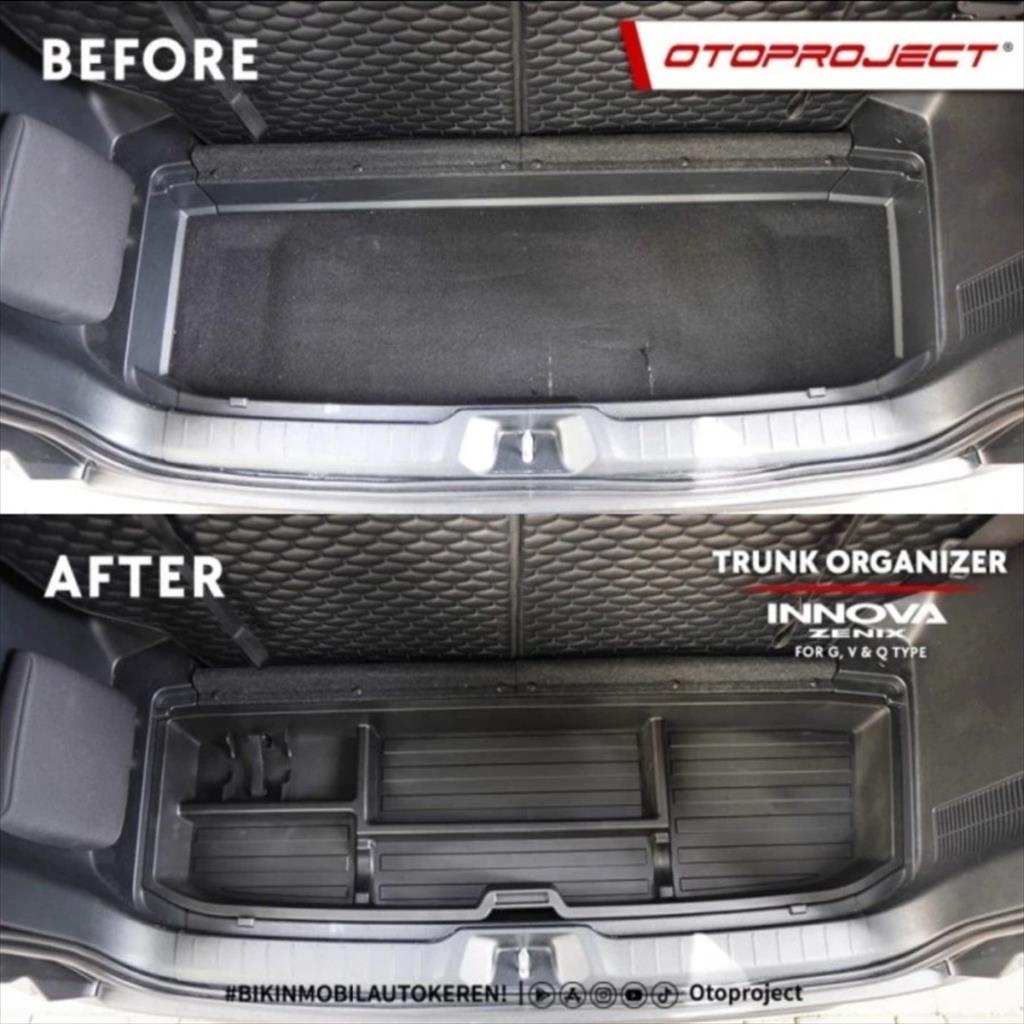 Jual Rear Trunk Organizer Bagasi Innova Zenix Box Console Otoproject ...