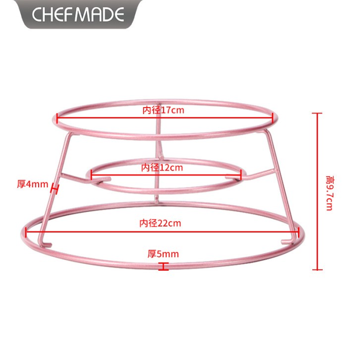 Jual CHEFMADE CHIFFON CAKE COOLING RACK WK9425 - 3IN1 / RAK PENDINGIN ...
