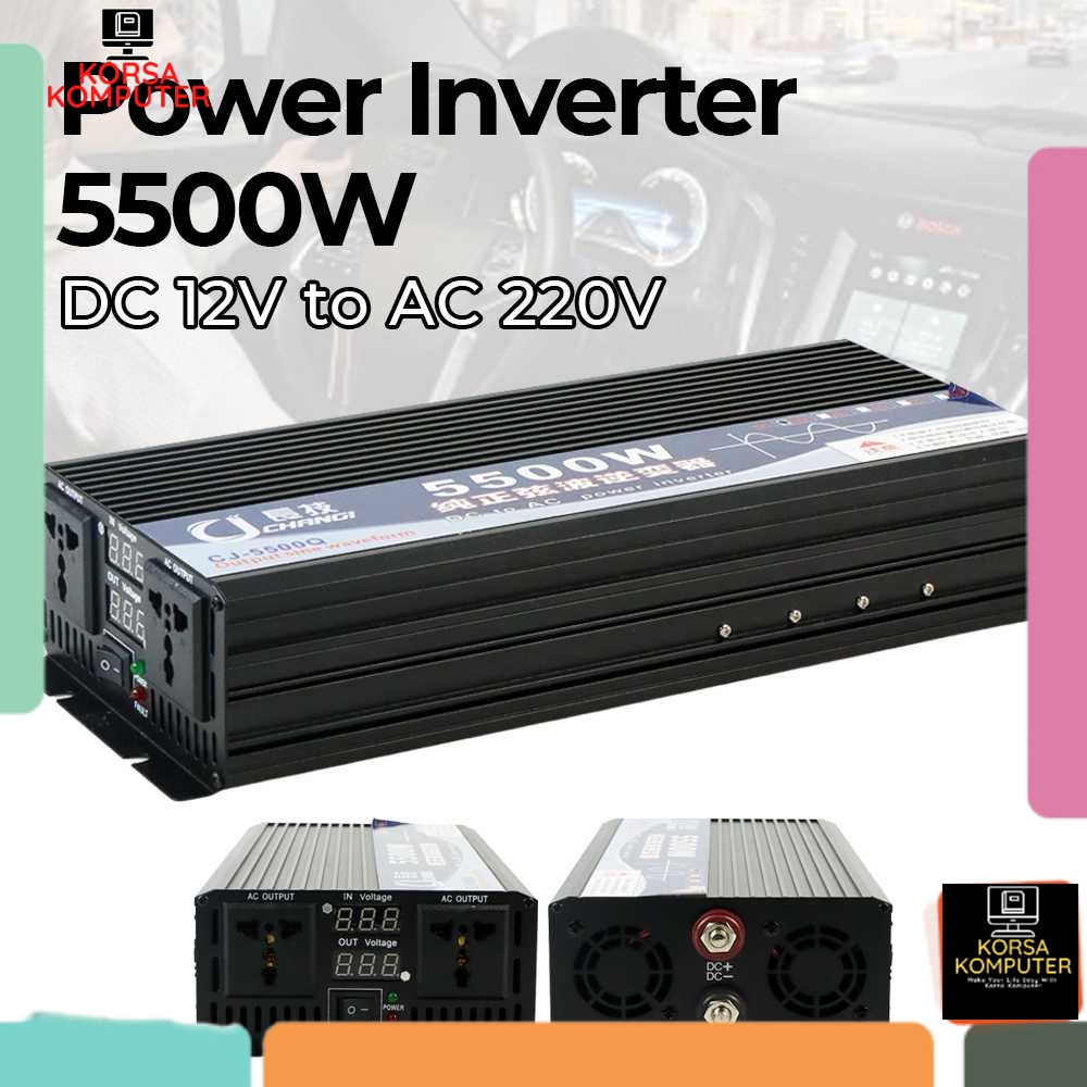 Jual Power Inverter DC Ke AC Alat Konverter DC to AC Mengubah Tegangan