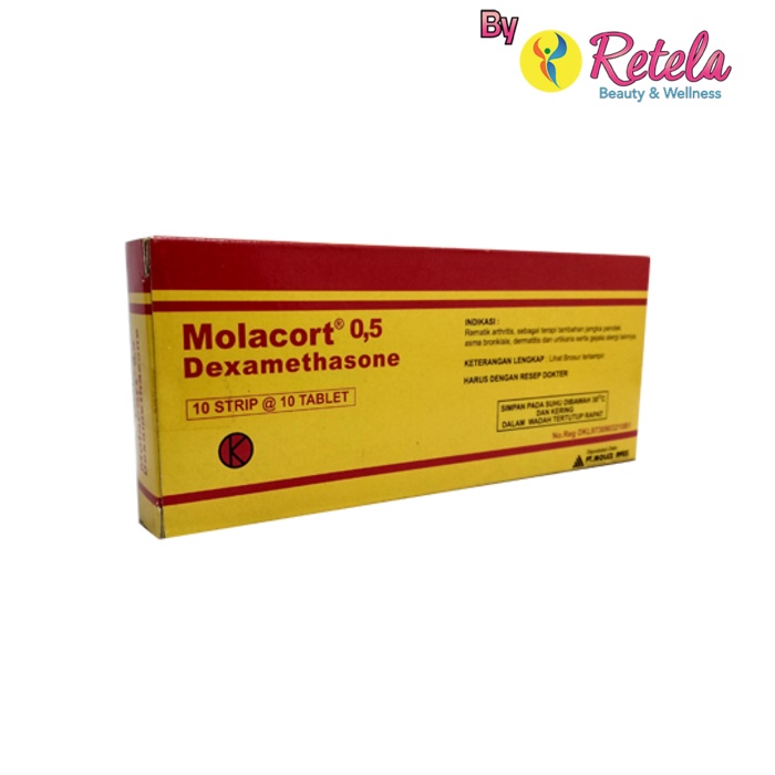 Jual MOLACORT 0.5MG 1 STRIP 10 TABLET | Shopee Indonesia
