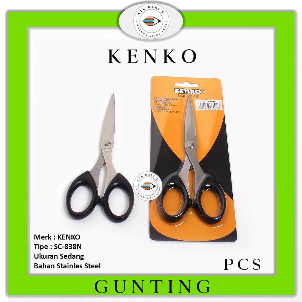 Jual Kenko Gunting Sedang Sc N Scissors Pcs Shopee Indonesia