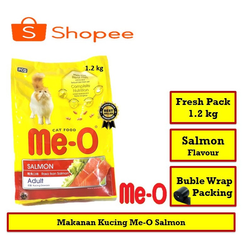 Jual Toko Semar Makanan Kucing Me O Meo For Adult Rasa Salmon Kemasan Kg Freshpack