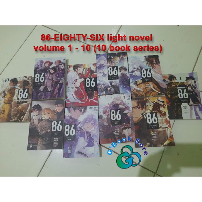 Jual Paket Buku 86-EIGHTY-SIX Light Novel Volume 1 - 10 (10 Book Series ...