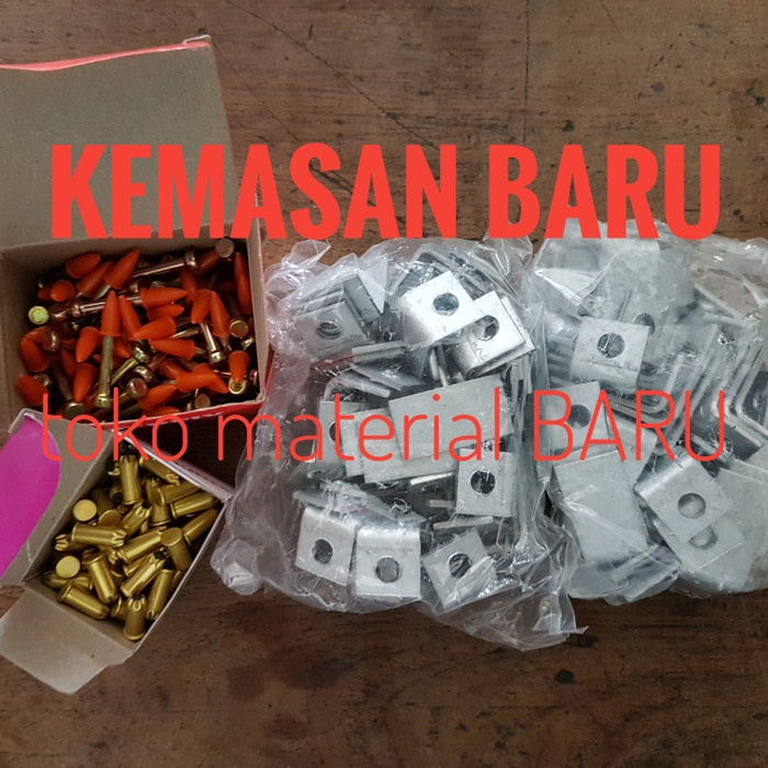 Jual superfix paku ramset mesiu angle clip 100 pcs Shopee Indonesia