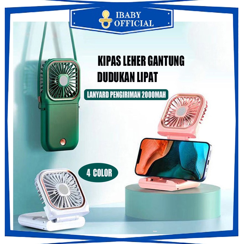 Jual Kipas Angin Portable Mini Model Gantung Leher Plus Powerbank ...