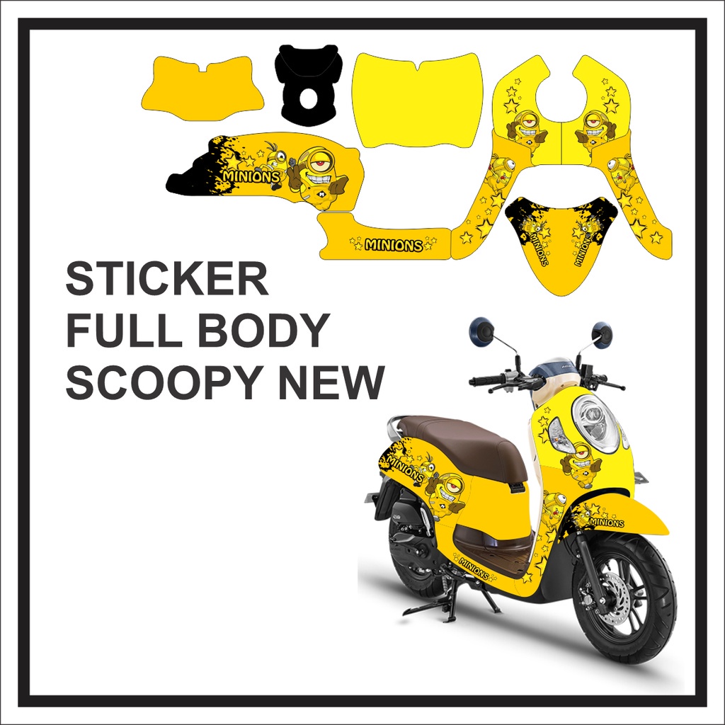 Jual Stiker Motor Scoopy Sticker Scopy Full Body Decal Honda Scoopi ...