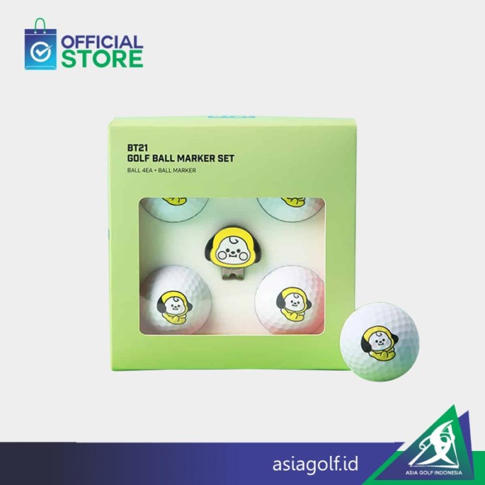 BT21 GOLF HOLE IN 遺憾 ONE ボールマーカー【ビーティーイシ