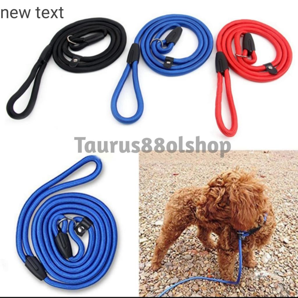Jual Rantai anjing nylon pet rope pet leash pet chain dog training
