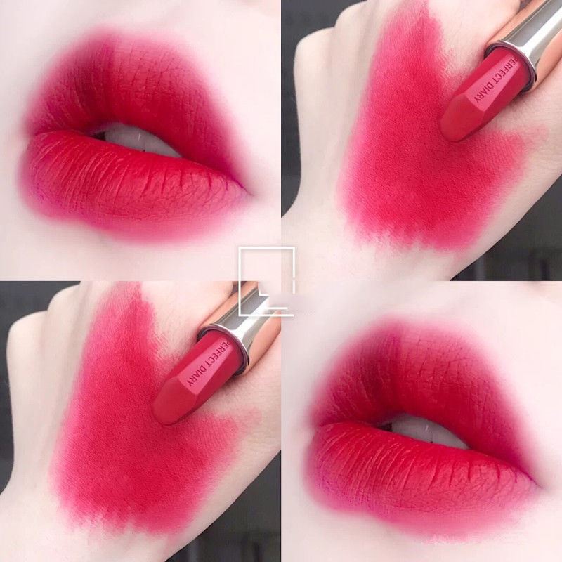 Jual Lipstik Velvet Merah Maroon, Cocok untuk Acara Malam | Shopee ...