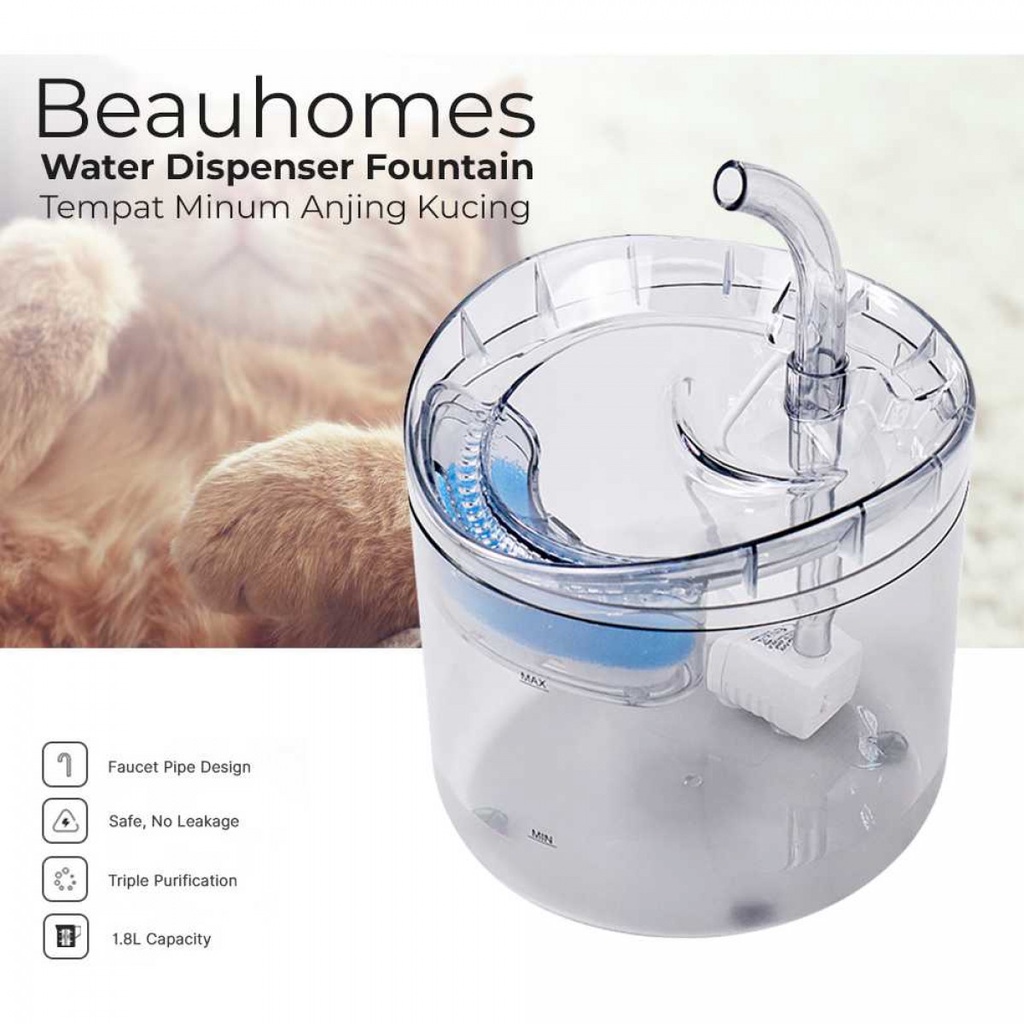 Jual Water Dispenser Fountain Tempat Minum Anjing Kucing - WF060 ...