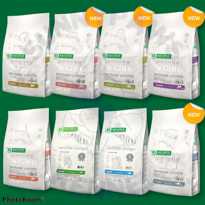 Nature's Protection White Dog Tandstickt Snack – Witte Vis, 110g