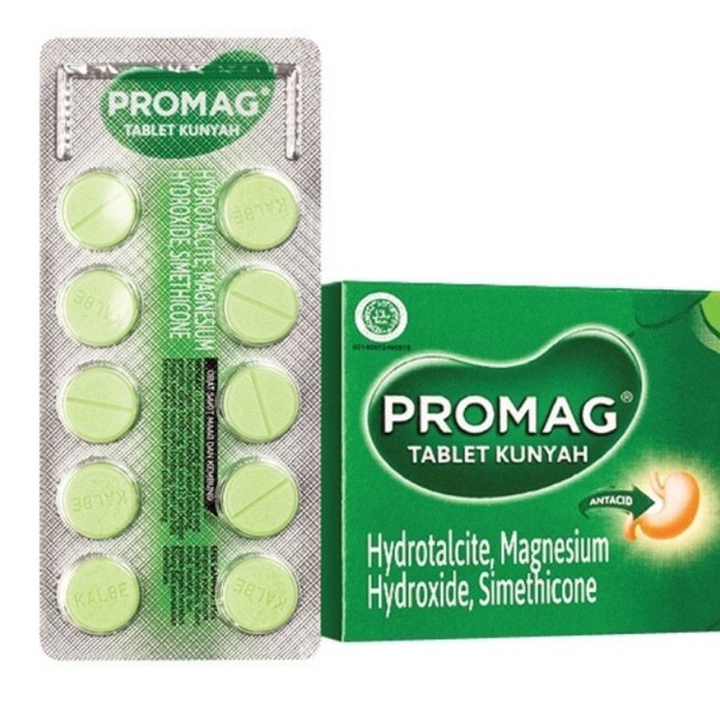 Jual PROMAG TABLET | LAMBUNG | MAAGH | SALURAN PENCERNAAN | PER STRIP ...