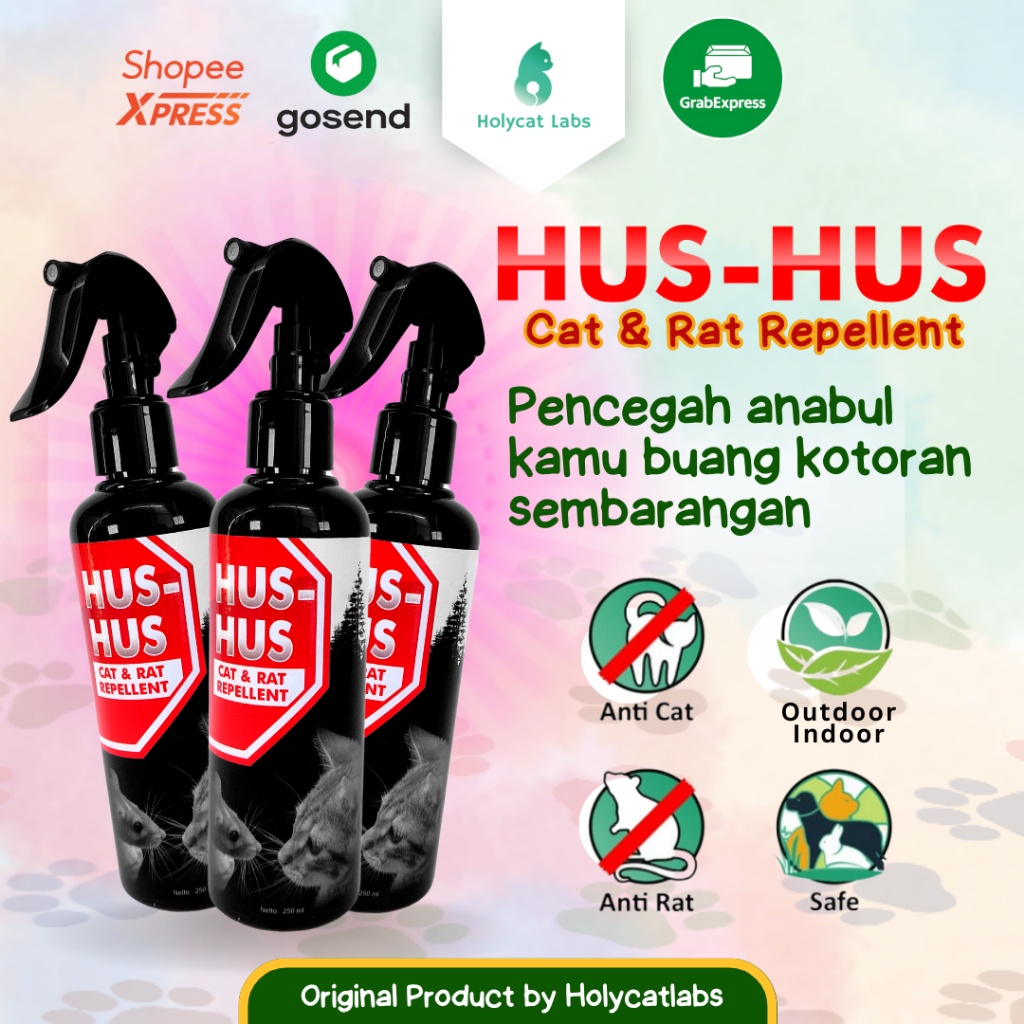 Jual Hus Hus Royal Care 250 Ml Kucing Anti Buang Kotoran Sembarangan