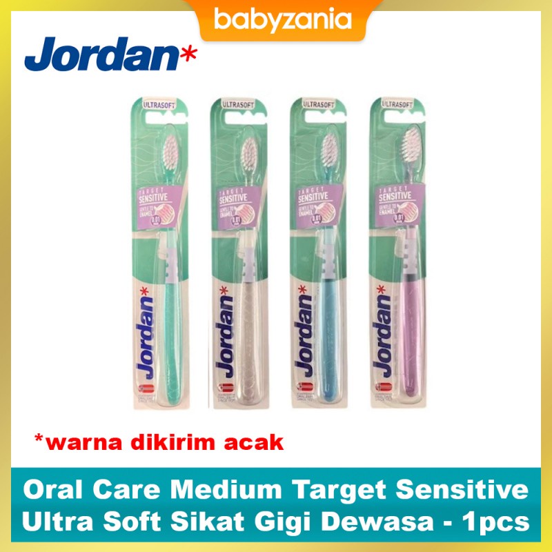 Jual Jordan Medium Target Sensitive Ultra Soft Sikat Gigi Dewasa - 1 ...