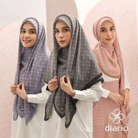 Diario Ultrafine Athalia Scarf Kerudung Segi Empat