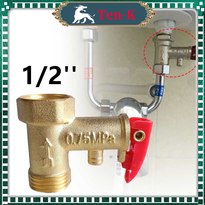 Jual Safety Valve Water Heater 1/2 Inch Vent Valve Water Heater