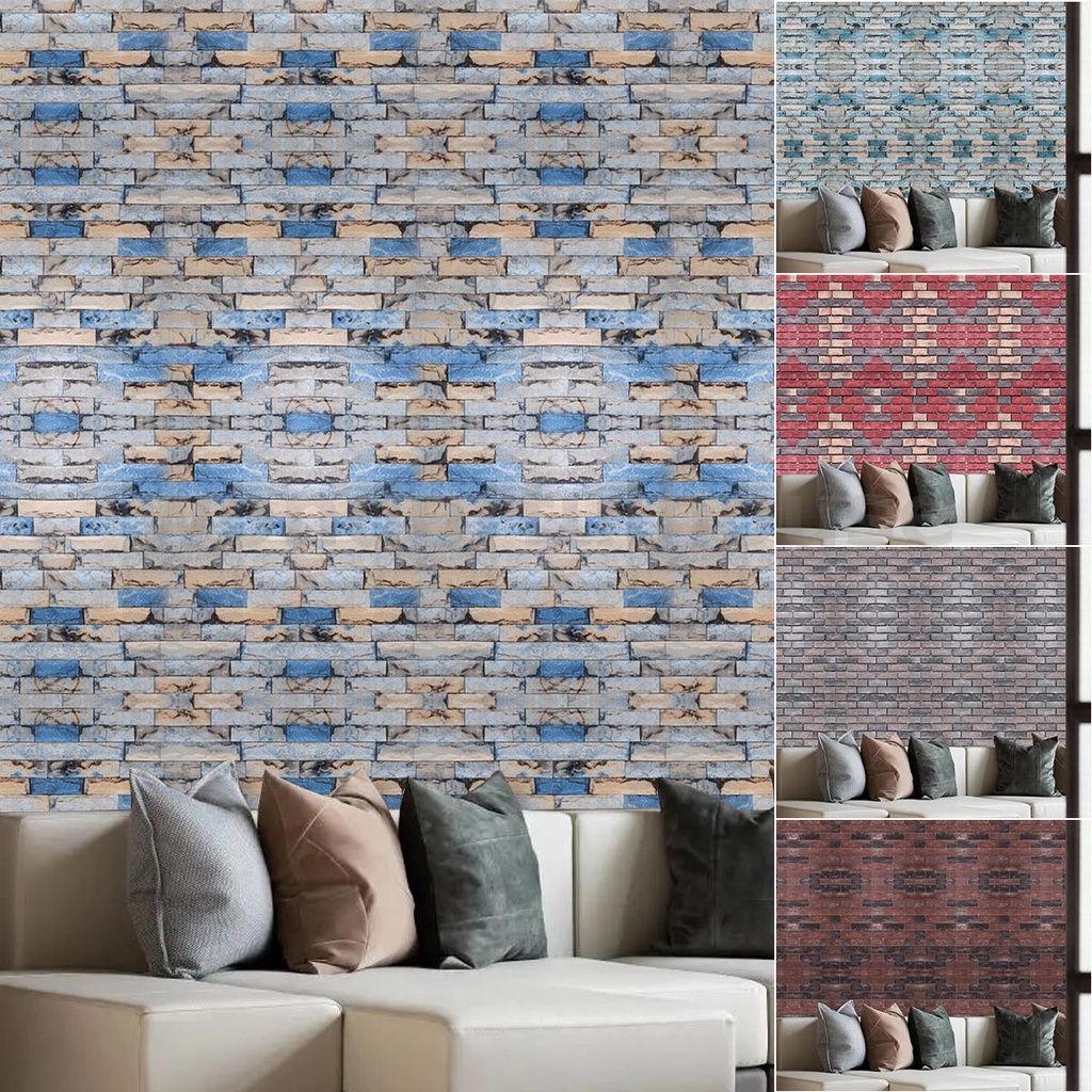 Jual Selfadhesive Wall Sticker Panel Anti Lembab 3D Stiker Dinding