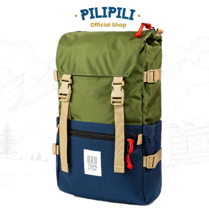 Jual Tas Ransel Laptop Topo Designs Rover Pack ORIGINAL Olive Navy ...