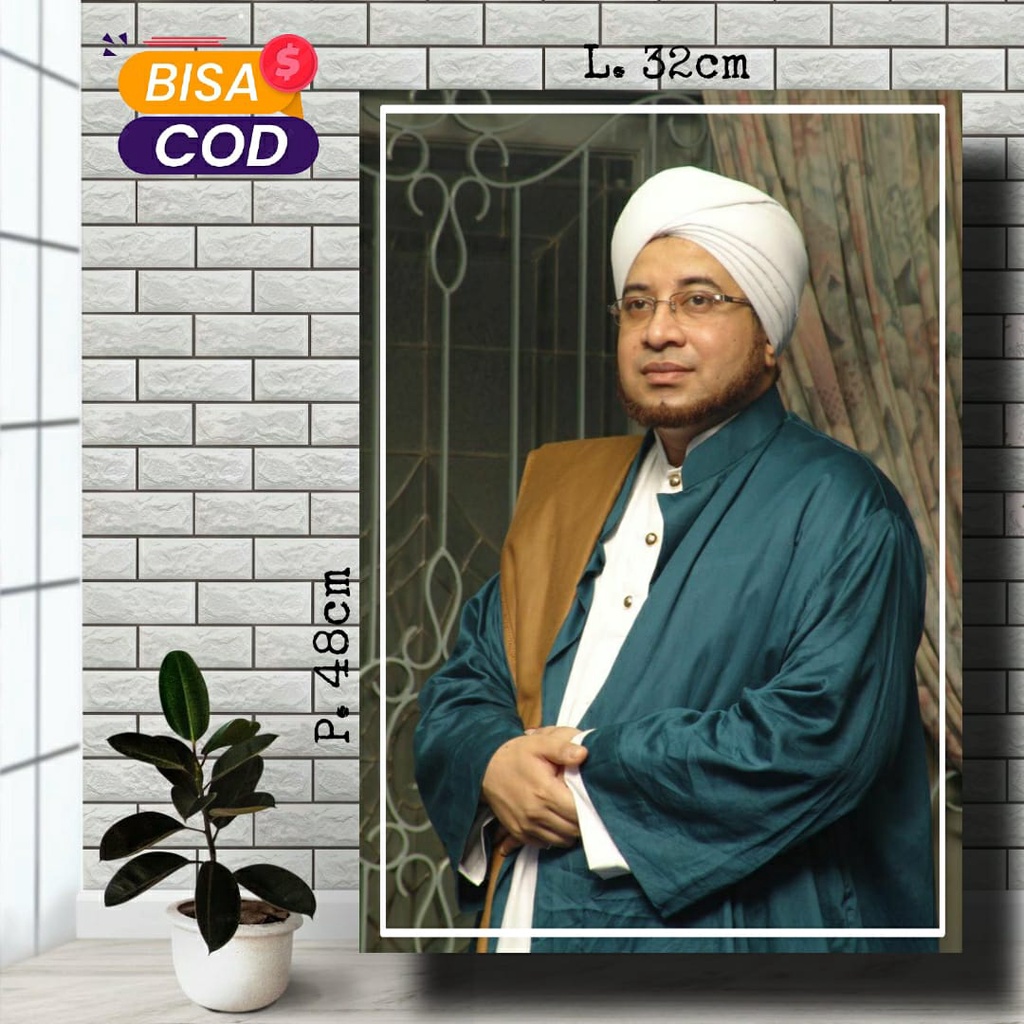 Jual Poster Habib Munzir Al Musawa Ukuran Besar X Cm Foto Habib