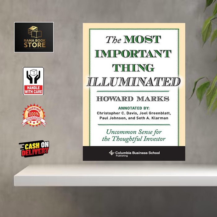 Jual the most important thing illuminated howard marks english
