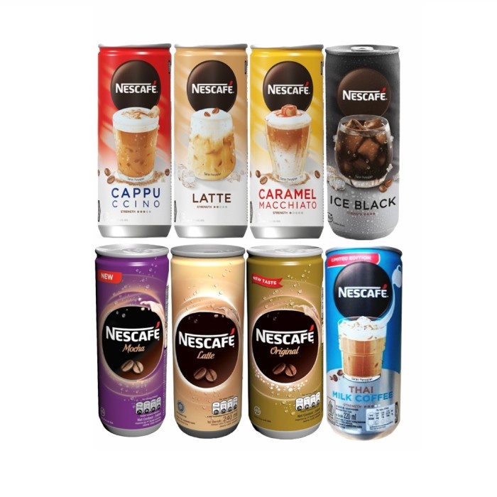 Jual Nescafe Kopi Kemasan Kaleng All Varian Rasa 220ml | Shopee Indonesia