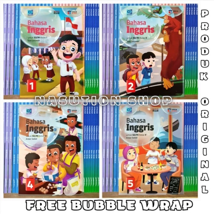 Jual Buku Bahasa Inggris Kelas 1 2 3 4 5 6 SD Grafindo Kurikulum ...