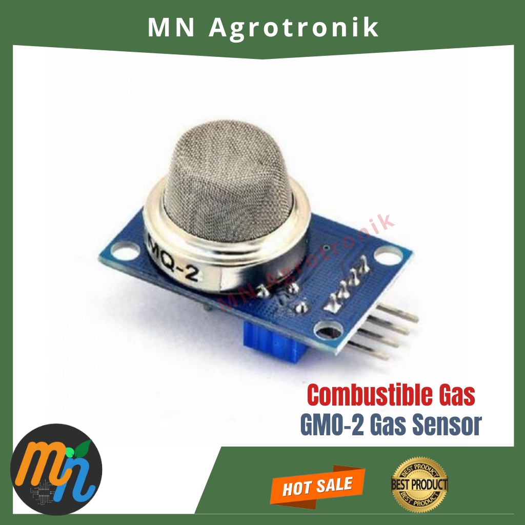 Jual MQ-2 MQ2 LPG BUTANE METHANE GAS SMOKE SENSOR MODULE FOR ARDUINO ...