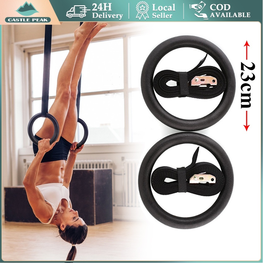 Jual 23cm Gym Ring Svarga Gymnastic Ring Crossfit Calisthenics Pull Up ...