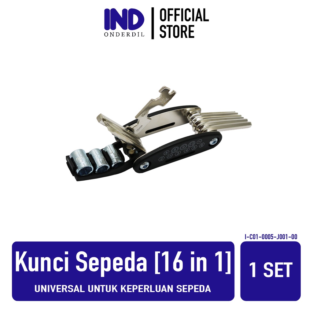Jual IND Onderdil Kunci Sepeda-Sepedah Repair Kit-Tools Obeng-Extension ...