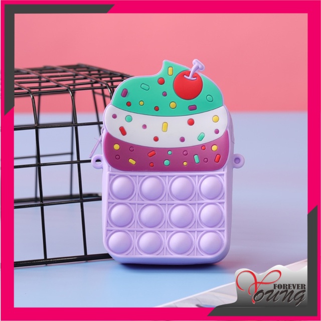Jual FOREVER YOUNG D5639 Tas Pop it Ice Cream / Tas Pop It Anak