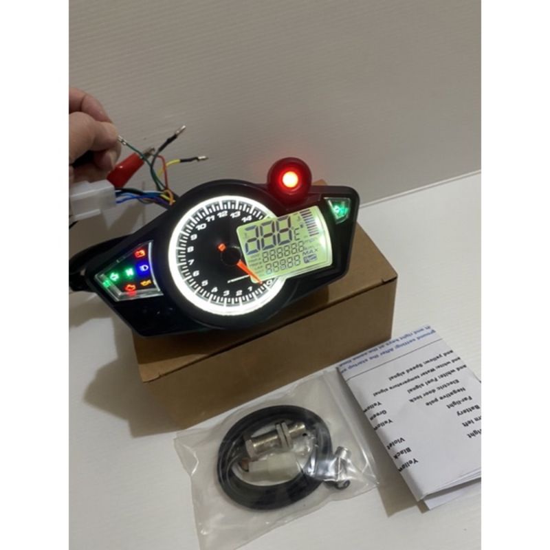 Jual SPEDO SPIDO SPIDOMETER DIGITAL KOSO RX1 KABEL PLUS SENSOR (BISA ...