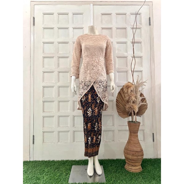 Jual Setelan Kebaya Brokat Alea Silang Kebaya Seragaman Pesta Kebaya