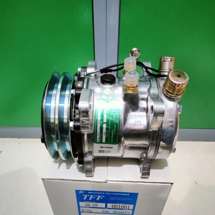 Jual Compressor Sanden 505 12 Volt TFF Kompresor AC Mobil | Shopee ...