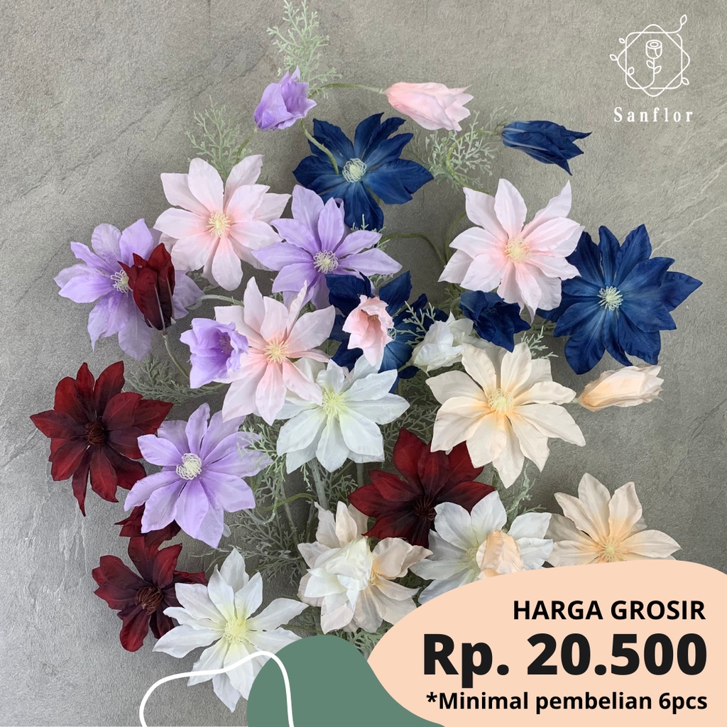 Jual DIAMOND LOTUS K5 / BUNGA SEROJA BUATAN BAHAN KAIN HIASAN PELAMINAN ...
