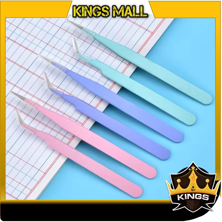 Jual KINGS - 5841 Tweezer Sticker Pinset Bengkok Pinset Lurus / Tweezer ...