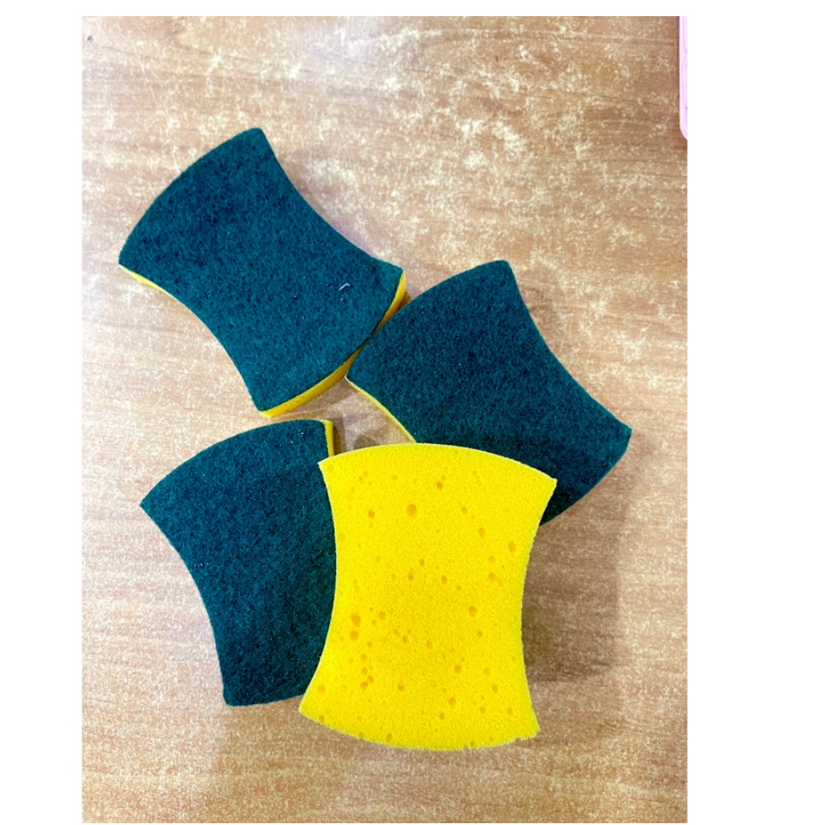 Jual GB - SPON BUSA CUCI PIRING GRESPON KUNING - SPONGE SCRUBBER 2 SISI ...