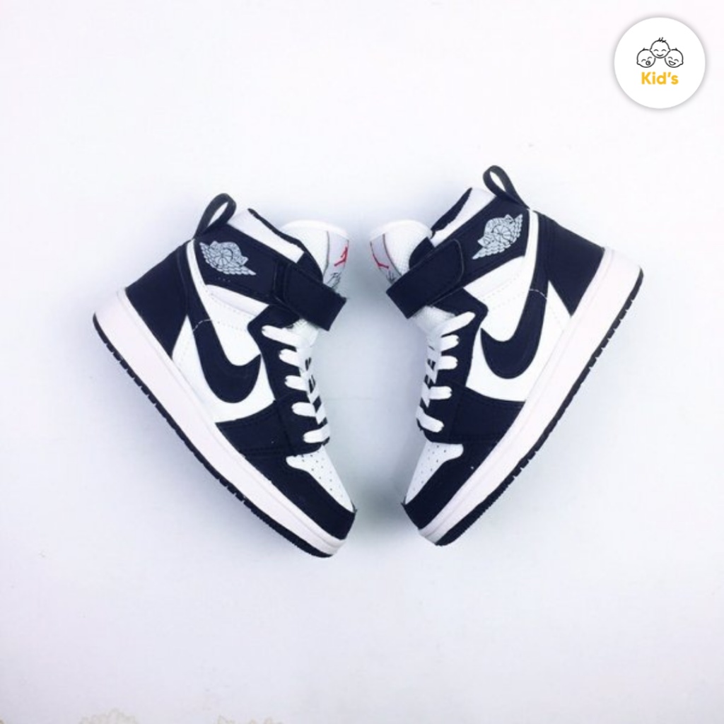 Jual SEPATU AIR JORDAN PANDA BLACK AND WHITE KIDS ANAK SIZE 19