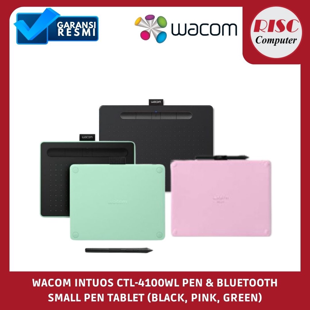 Jual WACOM Intuos CTL-4100WL Pen Bluetooth Small Pen Tablet Drawing Pad ...