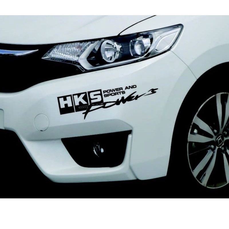 Jual STICKER HKS POWER STICKER MOBIL MOTOR CUTTING | Shopee Indonesia