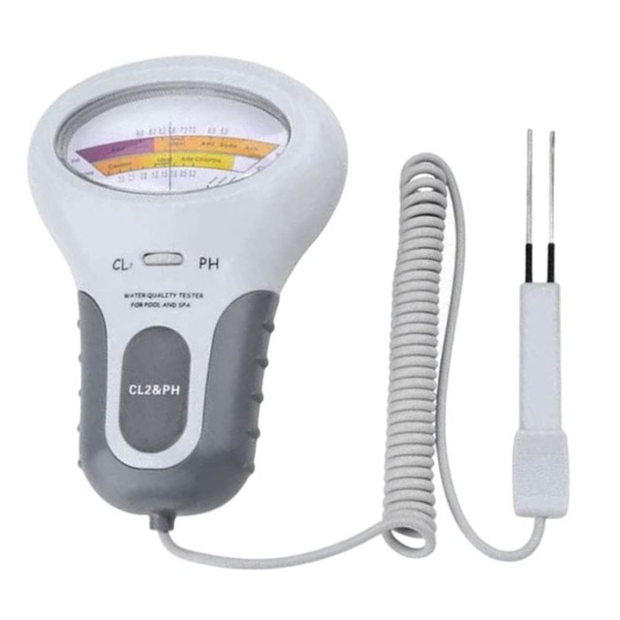 Jual Cl2 Chlorine Meter Ph Chlorine Tester Kaporit Cl2 Air Kolam Renang ...